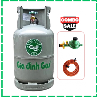 Bộ Bình Van Dây Gas Gia Đình Xám Giao Tận Nhà