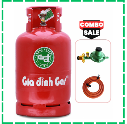 Bộ Bình Gas Van Dây Tự Động Gia Đình Đỏ Giao Tận Nhà