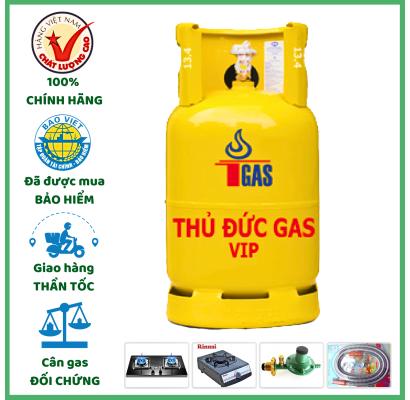 Gas Vàng Thủ Đức 12kg Tất Cả Các Quận Huyện 15p giá Tốt