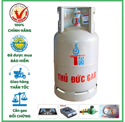 Bình Gas Xám Thủ Đức 12kg Tất Cả Các Quận Huyện 15p giá Tốt