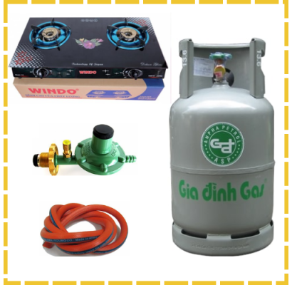 Giá Trọn Bộ Bình Bếp Gas Đôi Van Dây Tự Động