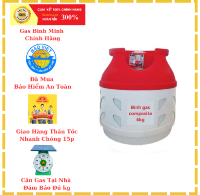 Gas Nhựa 6kg Bọc Nhựa An Toàn Đổi Gas Các Quận Huyện 