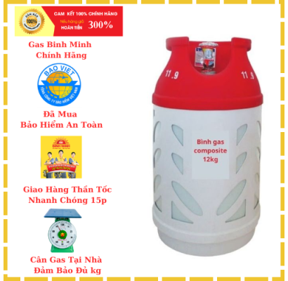 Gas Nhựa 12kg Bọc Nhựa An Toàn Đổi Gas Các Quận Huyện 