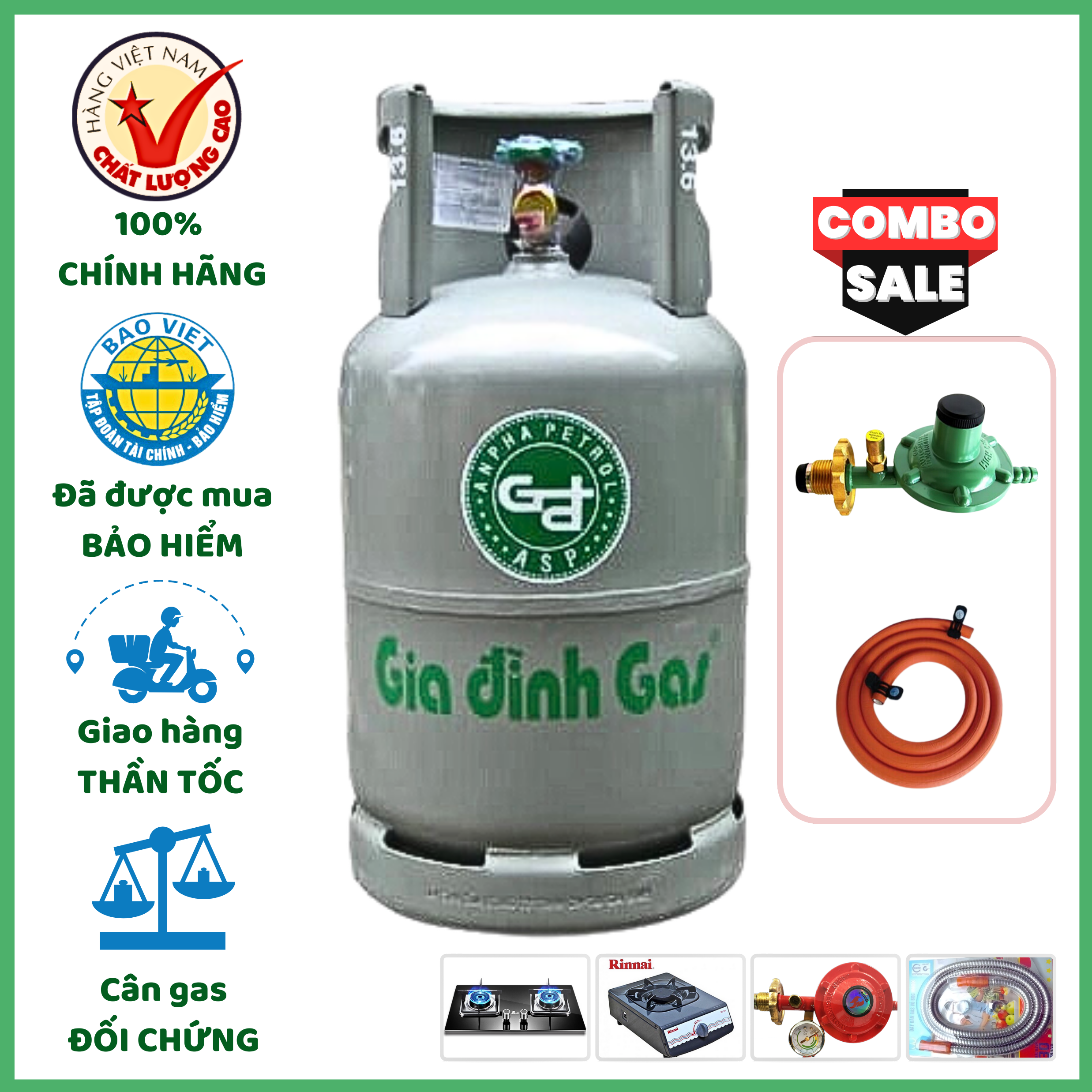 Gas Bình Minh Xám 12kg